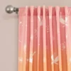 52"x84" Kids' Make A Wish Dandelion Fairy Ombre Window Curtain Panels Pastel Rainbow Set - Lush Décor