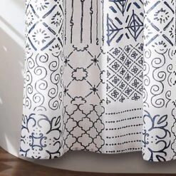 72x72 Monique Shower Curtain Blue – Lush Décor -Beautiful House GUEST 4262ff6f b3bb 4db0 a646 8670e38232fd