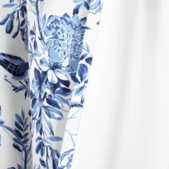 Lush Décor Farmhouse Bird And Flower Insulated Grommet Blackout Window Curtain Panels White/Blue 38X84 Set -Beautiful House GUEST 435cf6f5 24ca 401c af02 f683c2ef4c48