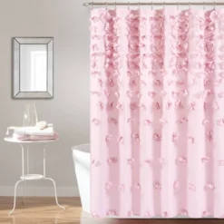 72"x72" Riley Shower Curtain - Lush Décor -Beautiful House GUEST 45702668 664a 4f69 9f31 83b4efbbeac0