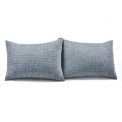 Solid Kantha Pick Stitch Yarn Dyed Cotton Woven Quilt/Coverlet - Lush Décor -Beautiful House GUEST 45d2523d 393e 497a a100 a0cb00556caf