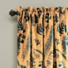 Lush Décor Devonia Allover Light Filtering Window Curtain Panels Yellow/Blue 52X95+2 Set