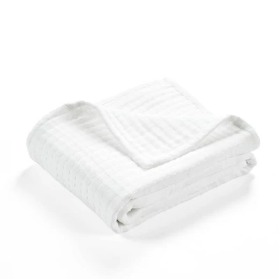 50"x60" Solid Kantha Pick Stitched Yarn Dyed Cotton Woven Throw Blanket - Lush Décor 8 50"x60" Solid Kantha Pick Stitched Yarn Dyed Cotton Woven Throw Blanket - Lush Décor - Image 8