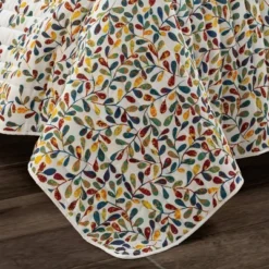 Boho Botanical Leaf Quilt Set - Lush Décor -Beautiful House GUEST 4be85345 7e84 4d58 b366 fb309f67dc19