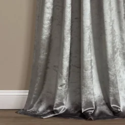 2pk 40"x84" Light Filtering Velvet Dream Bells Curtain Panels Silver - Lush Décor 6 2pk 40"x84" Light Filtering Velvet Dream Bells Curtain Panels Silver - Lush Décor -Beautiful House GUEST 4d332516 d5bf 402e 991c 73adb93822f8