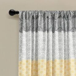 Lush Décor Bohemian Stripe Window Curtain Panels Yellow/Gray 52X84 Set 15 Lush Décor Bohemian Stripe Window Curtain Panels Yellow/Gray 52X84 Set -Beautiful House GUEST 4da66467 d81e 4c21 b2ef 9531427315b2
