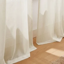 38"x84" Lush Decor Brigitte Embroidery Eyelet Scalloped Edge Window Curtain Panels Neutral Pair 12 38"x84" Lush Decor Brigitte Embroidery Eyelet Scalloped Edge Window Curtain Panels Neutral Pair -Beautiful House GUEST 4eb8893e 9672 4edb 9d4d 956d08795404