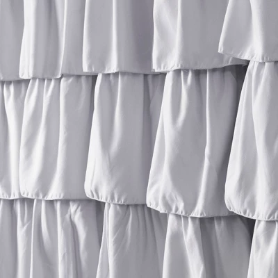 Ruffle Shower Curtain - Lush Décor 2 Ruffle Shower Curtain - Lush Décor - Image 2