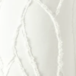 Lush Décor Jacquard Wave Shower Curtain Soft White: Polyester, Buttonhole Top, Machine Washable -Beautiful House GUEST 5092e8df f23a 4245 be96 ff631ffd3815