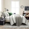 Lush Décor Farmhouse Stripe Reversible Duvet Set