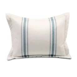 Farmhouse Stripe Reversible Cotton Comforter & Sham Set - Lush Décor -Beautiful House GUEST 53ddee6c 6546 47d0 9e7e 979087ed1c53