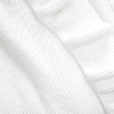 50"x60" Reyna Soft Knitted Ruffle Throw Blanket - Lush Décor 4 50"x60" Reyna Soft Knitted Ruffle Throw Blanket - Lush Décor - Image 4