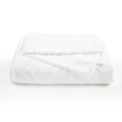 3pc Diamond Clip Jacquard Duvet Cover Set White - Lush Décor 14 3pc Diamond Clip Jacquard Duvet Cover Set White - Lush Décor -Beautiful House GUEST 548024c0 6bd0 466c 800b 448684240f5e