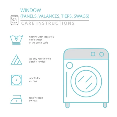 Lush Décor Scalloped Edge Lace Border Window Panel Neutral/Off White Single 52x84 8 Lush Décor Scalloped Edge Lace Border Window Panel Neutral/Off White Single 52x84 - Image 8