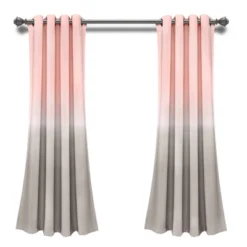 Set Of 2 Umbre Fiesta Light Filtering Window Curtain Panels - Lush Décor -Beautiful House GUEST 573fc7a5 0771 4270 af69 d9795cc619af