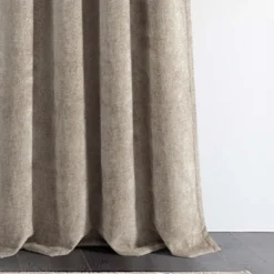 Lush Décor Aspen Luxury Velvet Chenille Window Curtain Panel Neutral Single 52x84 -Beautiful House GUEST 5ade0eca 949f 4744 b91f f15f52ee31f2