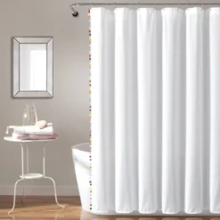 72"x72" Kids' Pom Pom Shower Curtain - Lush Décor -Beautiful House GUEST 5af1f89d a61e 440f a2d5 4b9f03d18a1a