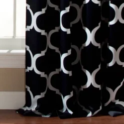 2pk 52"x84" Blackout Geo Window Curtain Panels - Lush Décor -Beautiful House GUEST 5b6e70f4 1783 4551 b6f5 f5ffe77bfdde