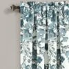 2pk 52"x84" Light Filtering Tanisha Curtain Panels Blue/Gray - Lush Décor