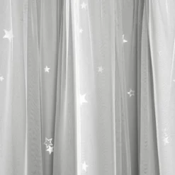 Star Sheer Insulated Grommet Blackout Window Curtain Panel Set - Lush Décor -Beautiful House GUEST 5e6294ba 5e6c 4fd9 a91b 4ebeacb27bdc