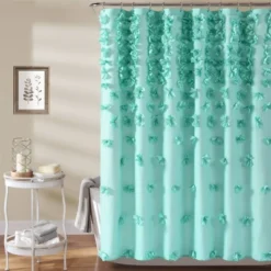 72"x72" Riley Shower Curtain - Lush Décor -Beautiful House GUEST 5ebf0919 1bd6 4d65 bcfb dbb48bcb66ef