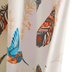 Set Of 2 Bird Breeze Light Filtering Window Curtain Panels - Lush Décor -Beautiful House GUEST 5f2938fe 5cc3 4004 ae6d 1226a450acdb