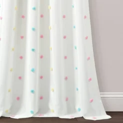 42"x84" Kids' Rainbow Tufted Dot Single Window Curtain Panel - Lush Décor 6 42"x84" Kids' Rainbow Tufted Dot Single Window Curtain Panel - Lush Décor -Beautiful House GUEST 6057f04e 0ec0 4efb 81c5 b9d41c24ecf3