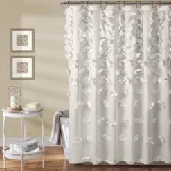 72"x72" Riley Shower Curtain - Lush Décor -Beautiful House GUEST 608c00e0 2147 413b 90e9 333df3361300