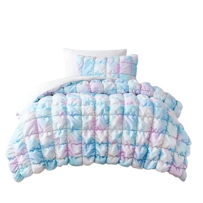 Lush Decor Twin XL Puff Bed Blankets Rainbow 2pc Set 9 Lush Decor Twin XL Puff Bed Blankets Rainbow 2pc Set - Image 9