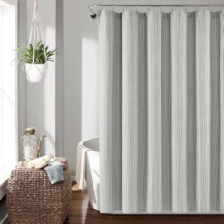 72"x72" Farmhouse Vintage Striped Yarn Dyed Cotton Shower Curtain - Lush Décor 11 72"x72" Farmhouse Vintage Striped Yarn Dyed Cotton Shower Curtain - Lush Décor -Beautiful House GUEST 623af741 376d 4e98 8bc3 2878e5125b9f