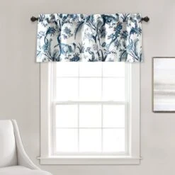 18"x52" Dolores Light Filtering Valance - Lush Décor -Beautiful House GUEST 635ca51f 4c3f 4f9a 8130 de86bba92c93