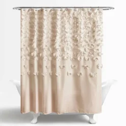 Lucia Scattered Flower Textured Shower Curtain - Lush Décor -Beautiful House GUEST 64e9fda6 b645 4e97 a8b8 b3d489331ec5