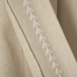 Lush Décor Olivia Ric Rac Embroidery Border Window Panel Dark Linen/White Single 42x84 -Beautiful House GUEST 6658d616 7bac 430a 9c0c 83f4d35df47b