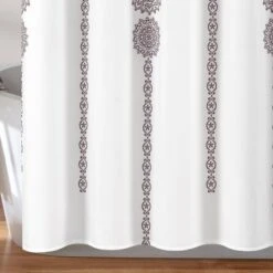 Stripe Medallion Shower Curtain - Lush Décor 13 Stripe Medallion Shower Curtain - Lush Décor -Beautiful House GUEST 67e69463 ebc6 4799 a09a c76a43684752
