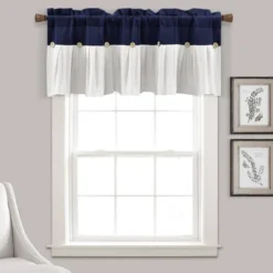 18"x52" Farmhouse Linen Button Window Valance - Lush Décor 16 18"x52" Farmhouse Linen Button Window Valance - Lush Décor -Beautiful House GUEST 68b6f1ad ea6d 4eee b262 ecc31e2746ac