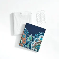 14pc Bohemian Meadow Shower Curtain With Peva Lining And Rings Set - Lush Décor -Beautiful House GUEST 68df8244 fc58 46dd 8631 12180af4c3f9