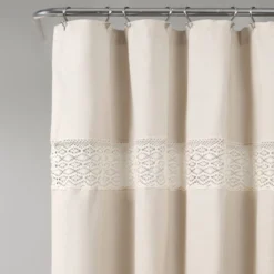 Dana Lace Shower Curtain - Lush Décor