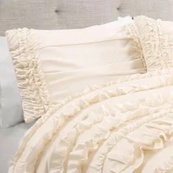 Belle Ruffle 4pc Comforter Set - Lush Décor -Beautiful House GUEST 6a6c6720 80c2 4634 84b0 e2db40372373