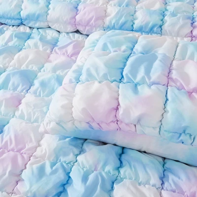 Lush Decor Twin XL Puff Bed Blankets Rainbow 2pc Set 7 Lush Decor Twin XL Puff Bed Blankets Rainbow 2pc Set - Image 7