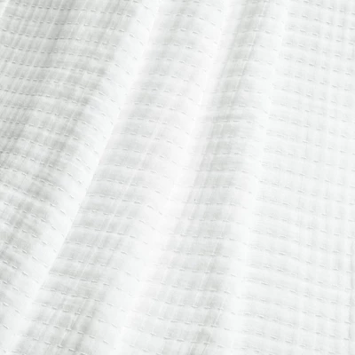 50"x60" Solid Kantha Pick Stitched Yarn Dyed Cotton Woven Throw Blanket - Lush Décor 2 50"x60" Solid Kantha Pick Stitched Yarn Dyed Cotton Woven Throw Blanket - Lush Décor - Image 2