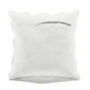 20"x20" Oversize Tufted Diagonal Family-Friendly Square Throw Pillow Cover White - Lush Décor