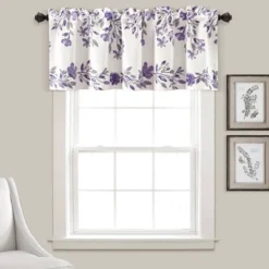 18"x52" Tanisha Light Filtering Window Valance - Lush Décor -Beautiful House GUEST 6cf7f2b6 fc52 4914 a400 457c16f57c1d