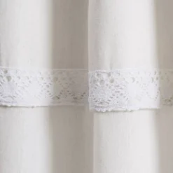 Linen Lace Window Curtain Panels - Lush Décor -Beautiful House GUEST 71e3635c b1cc 46b4 97b8 78d591cb600e