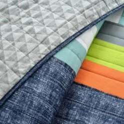 Shelly Stripe Quilt Set - Lush Décor -Beautiful House GUEST 73fdae07 f47d 4bf1 9478 9f4fd0c801bd