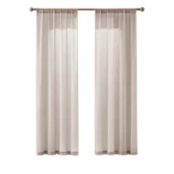 Lush Décor Milla Knitted Textured Sheer Window Curtain Panels Champagne Pair 38x84 12 Lush Décor Milla Knitted Textured Sheer Window Curtain Panels Champagne Pair 38x84 -Beautiful House GUEST 74f5c944 2319 46ab aad6 8b17e78173fd