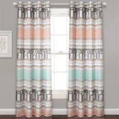 52"x84" Set Of 2 Llama Striped Room Darkening Curtain Panels - Lush Décor 7 52"x84" Set Of 2 Llama Striped Room Darkening Curtain Panels - Lush Décor -Beautiful House GUEST 758c3577 ddaf 438e 80c5 d003e3376a54
