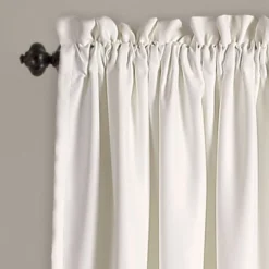 Lush Décor Aprile Light Filtering Window Curtain Yellow/Gray Set 52x84+2 -Beautiful House GUEST 75b69d43 9f27 4178 87d3 c01c90452c22