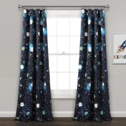 Universe Room Darkening Window Curtain Panels Navy - Lush Décor 11 Universe Room Darkening Window Curtain Panels Navy - Lush Décor -Beautiful House GUEST 7607c40a 864a 42e5 9e24 0a98ad19b912