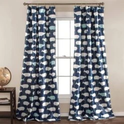 Whale Window Curtain - Lush Décor -Beautiful House GUEST 7621be93 4f30 422f bb4c 933e08718ea7