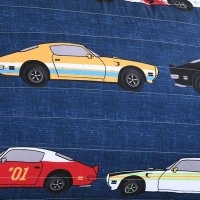 Kids' Race Car Faux Shearling Throw Blanket - Lush Décor 2 Kids' Race Car Faux Shearling Throw Blanket - Lush Décor - Image 2